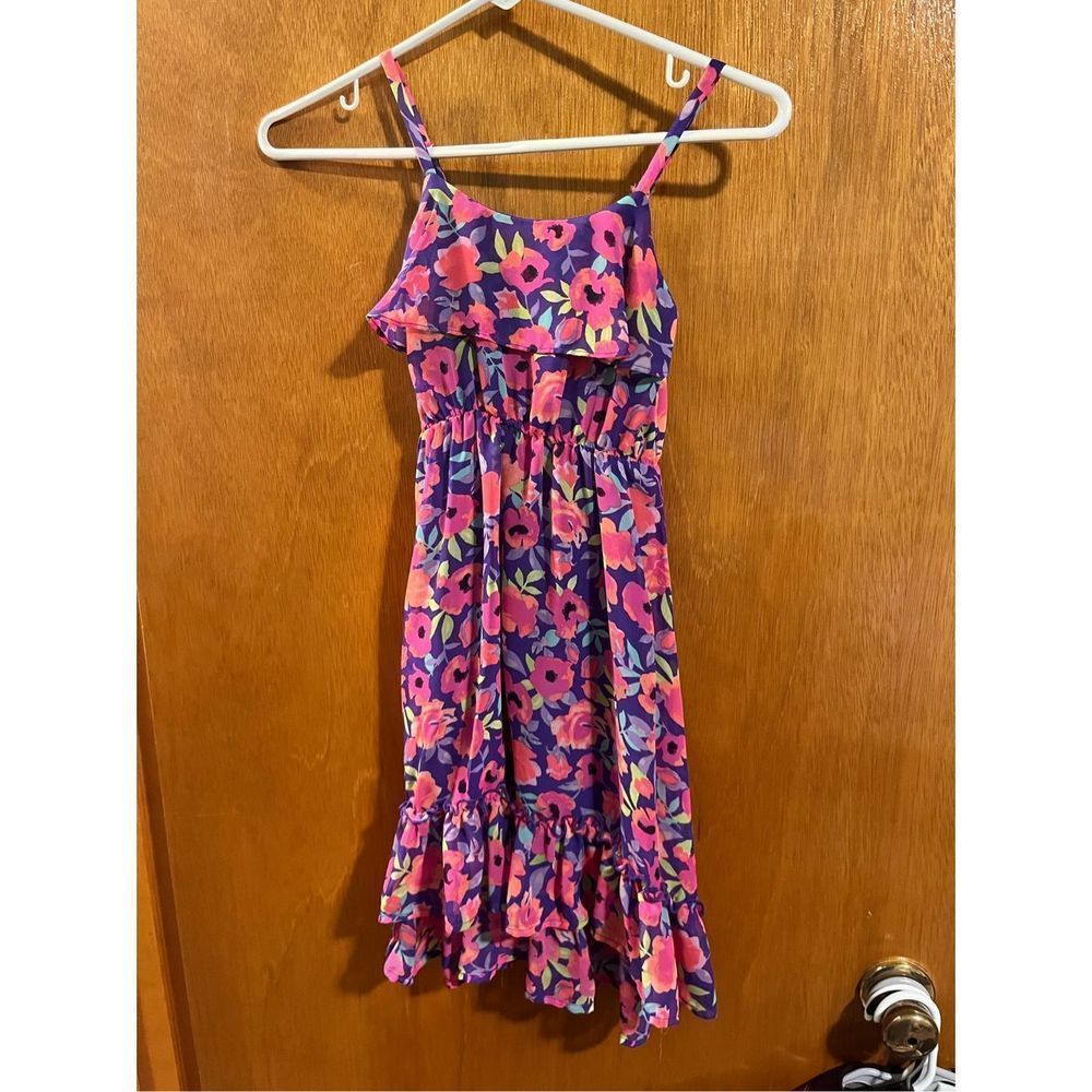 Girls floral dress. High Low Hem. 1989 Place. Size small 5/6